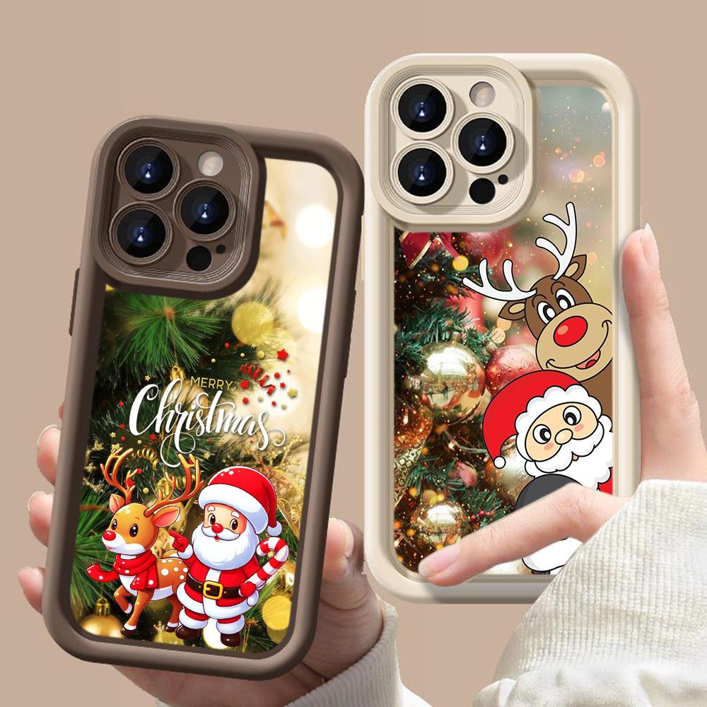 Мягкий чехол Sky Eye Ladder для Xiaomi 14T Redmi 13c 14c Note 13 Pro Все модели Xiaomi Redmi Чехлы для телефонов NY33 Счастливого Рождества Санта-Клаус Рождественская елка