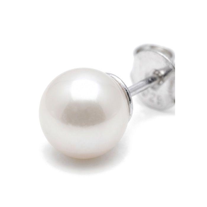Boucles d'oreilles - PEARLS & COLORS - Pearls & Colors - Perle d'eau douce 5-6 mm - Argent 925 - Qualité AAA+