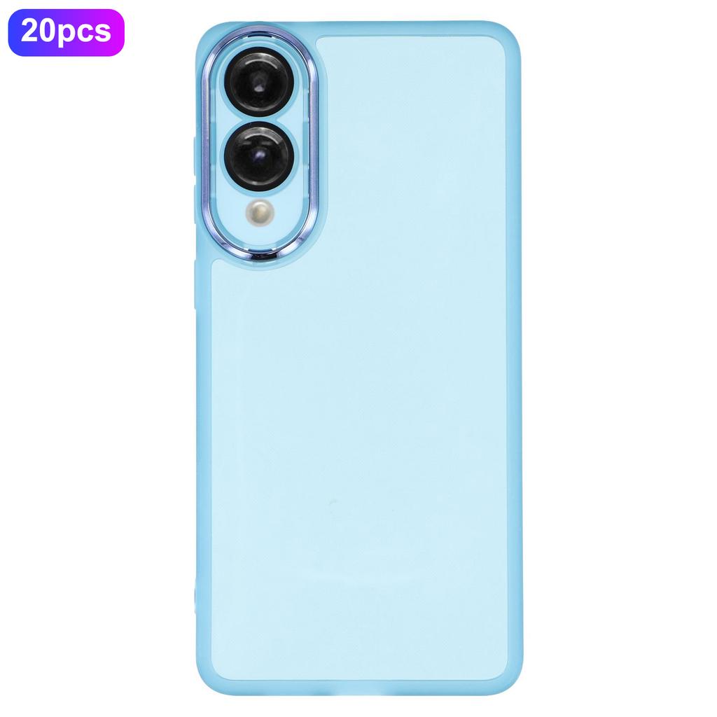 Bulk Purchasing 20Pcs For Samsung Galaxy S25 Edge Case Electroplated Camera Frame TPU Phone Cover Precise Cutouts