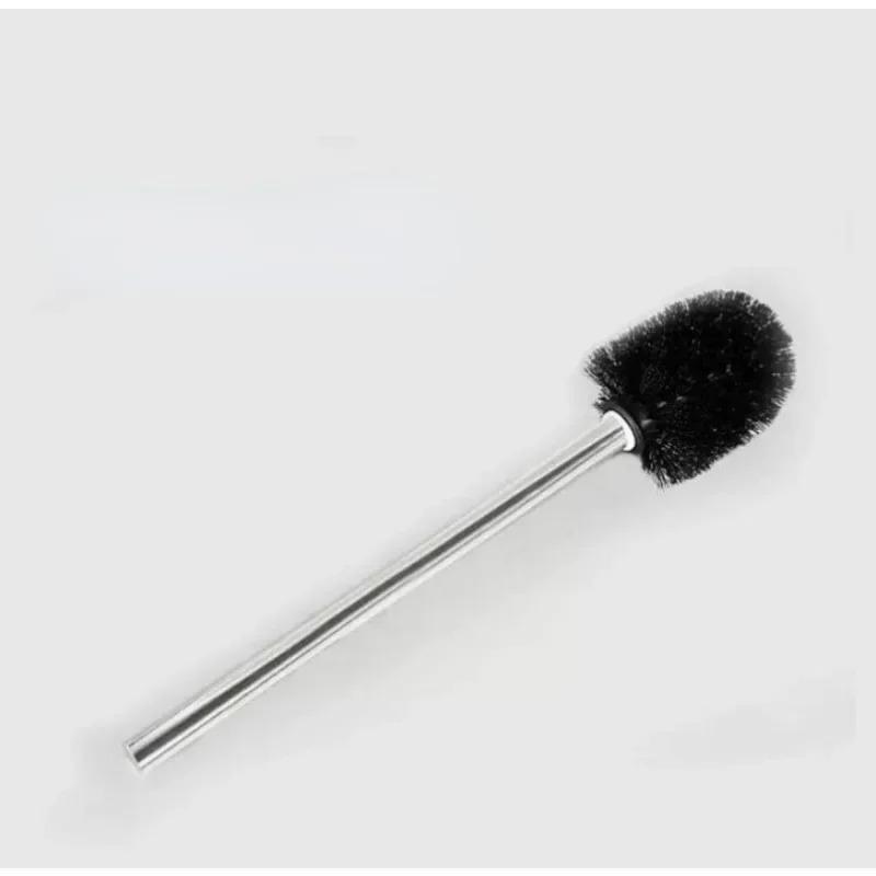 1pc  Japanese Minimalist Toilet Brush |   Stainless Steel Brush Head Premium Bathroom Cleaning Tool