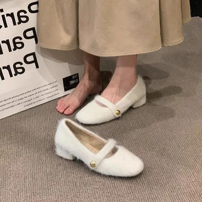 Модные мокасины осень 2024 года модные женские сабо на платформе, увеличивающие рост, мокасины с мехом, осень, модис, новые криперы, зима