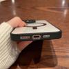 Цветная рамка прозрачный акриловый магнитный чехол для телефона iPhone 16 Pro Max 15 14 Pro 11 13 12 11 для Magsafe противоударный защитный чехол для объектива TPU прозрачный чехол