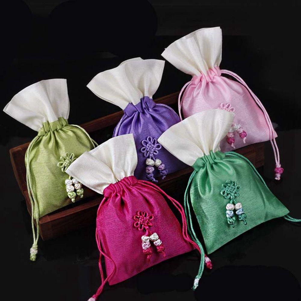 Perfume Spice Bag Chinese Style Sachet Chinese Knot Tassel Small Pouch  Birthday