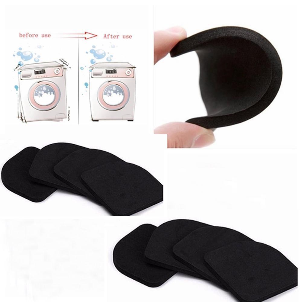 8PCs Black Household Home Supplies Non-slip Anti Vibration Mat Reduce Noises Tools Shock Mute Pads