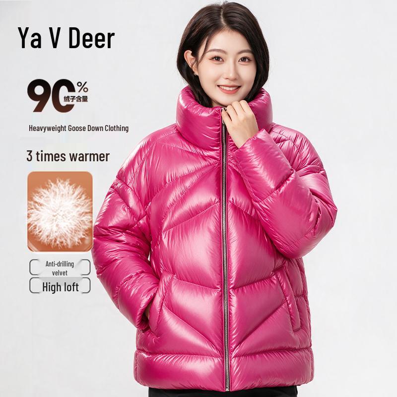 Yalu Women's Short Goose Down Puffer Jacket