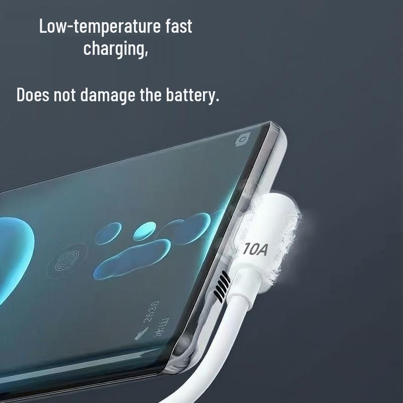 Быстрый зарядный кабель Type-C мощностью 240 Вт для телефонов Huawei, Vivo, Oppo, Xiaomi и Honor