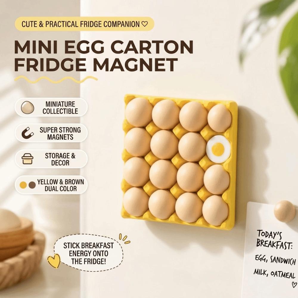 Reusable Egg Tray Fridge Magnet Egg Shape Fridge Magnet Cute Photo Holder Magnet  Office Board
