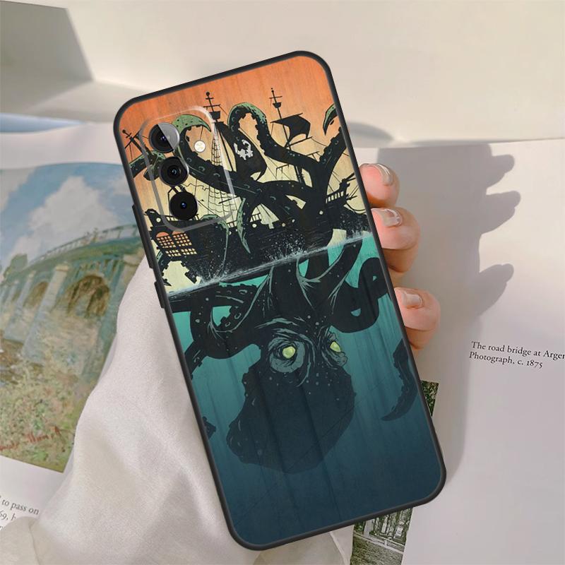 Чехол-чехол Осьминог для Samsung Galaxy A13 A33 A53 A34 A54 A14 A15 A16 A26 A36 A56 A12 A32 A52 A06 A35 A55