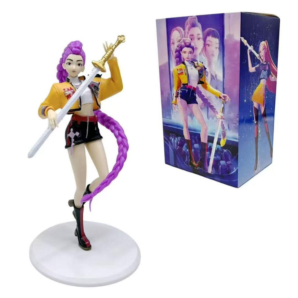 Anime Kpop Demon Hunters Figure Model Toy Cartoon Gaming Peripherals Desk Decoration Collection Figures Model Toy Gift