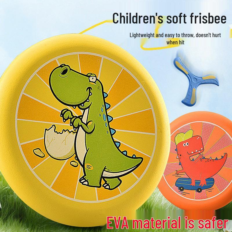Kids' EVA Soft Flying Disc – Interactive Play Toy for Outdoor Fun and Competitive Sports