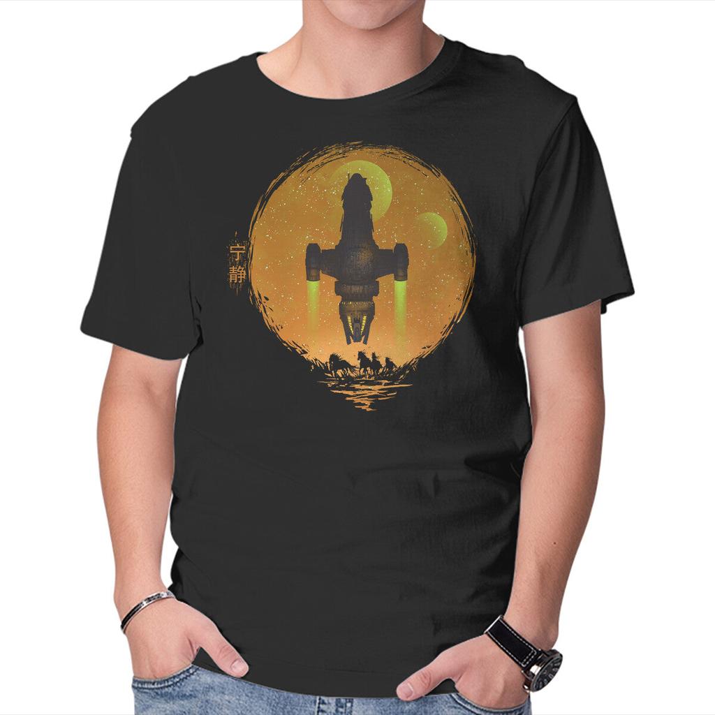 Unisex Crew Neck T-Shirt May Serenity Be With You Graphic Short Sleeve Casual Tee