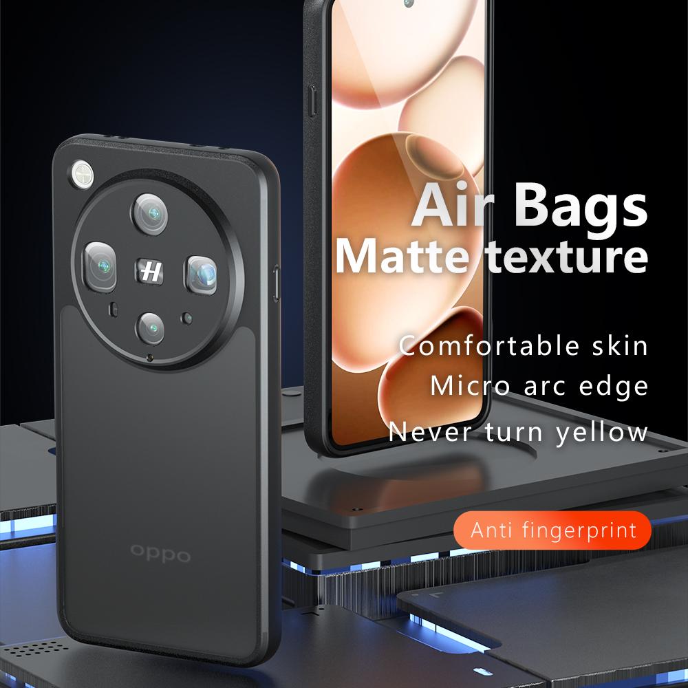 Для Oppo Find X8 Ultra 5G Чехол Противоударный ТПУ+ПК Матовая Задняя Крышка Телефона
