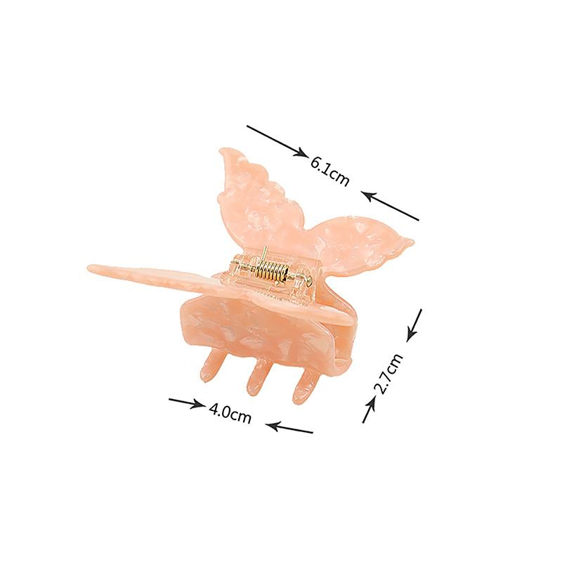 Французские ретро-заколки для волос в форме бабочки в корейском стиле, ацетатные градиентные заколки для волос для девочек, аксессуары для волос, головные уборы