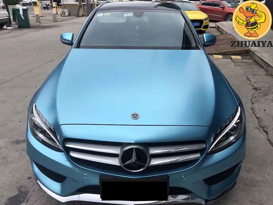 Yellow Electro-optical Metal Vinyl Wrap For Car Wrapping Covering Foil Air Bubble Free Low Tack Glue1.52*17M/Roll 5x56ft