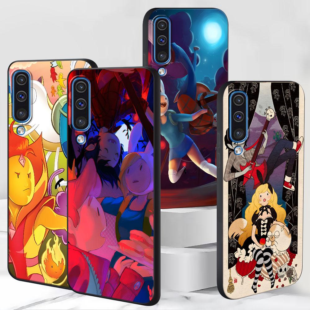 Чехол-кейс Adventure Fionna & Cake Time для Samsung Galaxy A03 A04s A20 A30 A20e A70 A70s A50 A40 A30s A50s A20s TPU Черный чехол для телефона