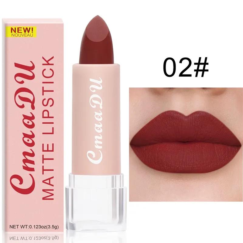 15 цветов матовая нюдовая коричневая губная помада водостойкая розовая помада с антипригарным покрытием сексуальная красная розовая бархатная помада женская косметика