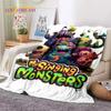 Игровое одеяло My Singing Monsters Мультяшное Мягкое Фланелевое для Кровати Спальни Дивана Пикника, Плед для Покрытия на Улице Повседневный Подарок