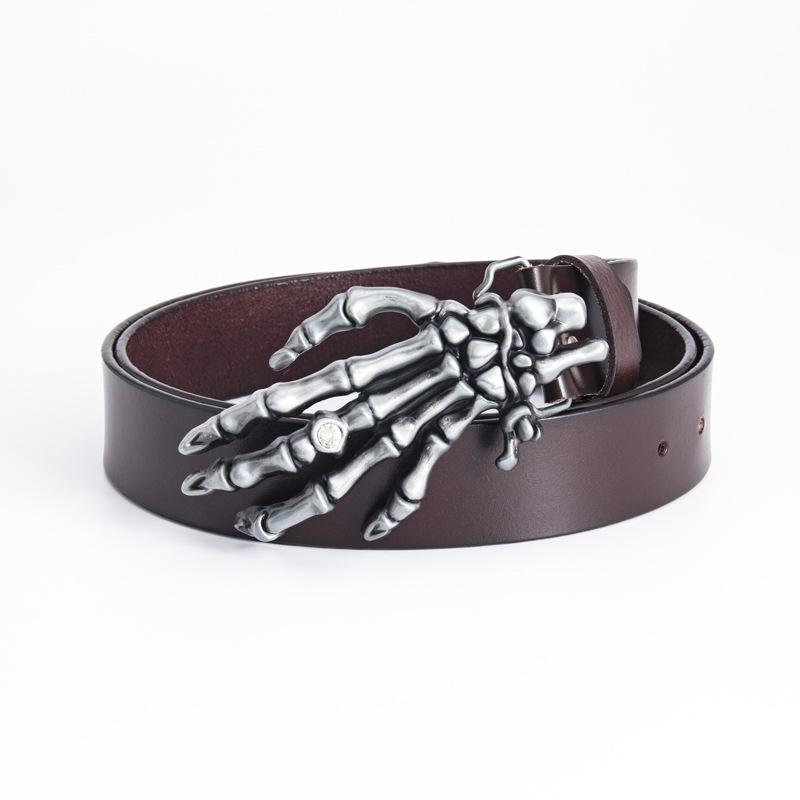 Мужской ремень Skull Big Head Claw Outdoor Rider Belt