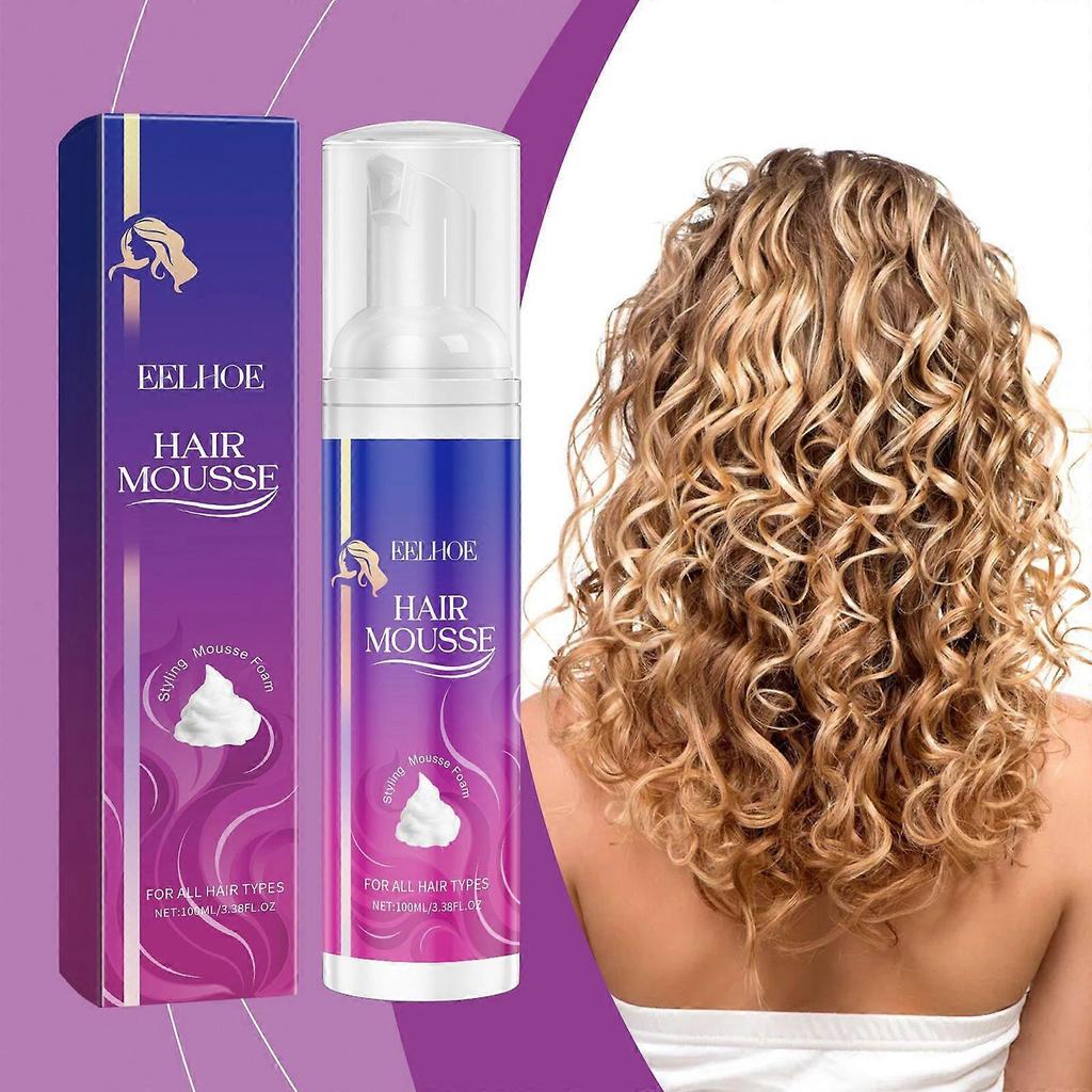 Hair styling mousse light matte mousse to create fluffy texture hair airy shape 1