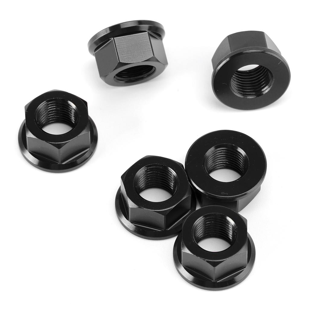 6x Rear Sprocket Nuts M10 X 1 Black For Ducati 1098 1098S 1098R 1198 S 2007-2011