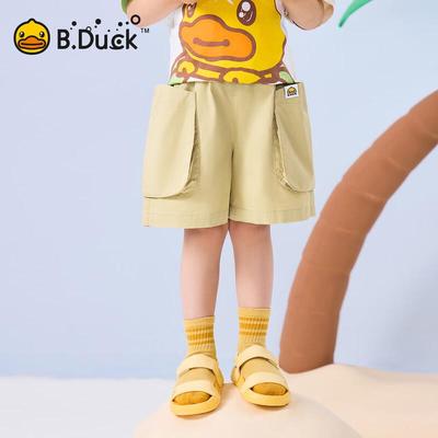 Летние хлопковые шорты-карго для мальчиков B.Duck