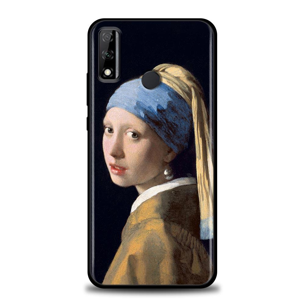 Картина Мона Лиза Давид Абстрактное искусство Чехол для Huawei Y7 Y9 2019 A Y6p Y8s Y9a Y7a Чехлы Чехол Mate 10 20 Lite 40 Pro Plus Funda