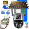 Солнечная камера 4G Sim Outdoor Dual Lens WiFi 8MP 4K IP Camara Солнечная панель CCTV Безопасность Встроенная батарея PIR Сетевые камеры V380