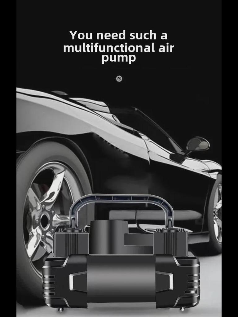 Цифровой дисплей портативный мини умный электрический автомобильный насос для шин с подсветкой