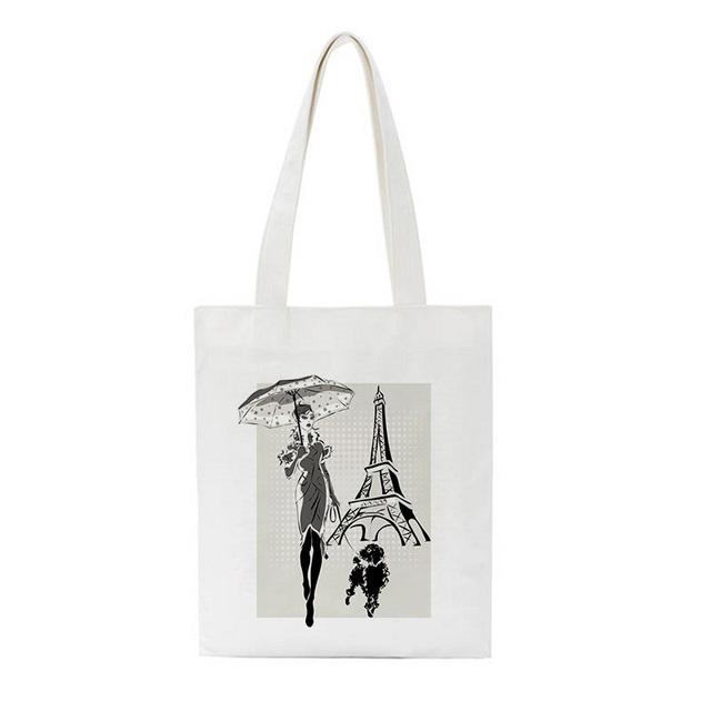 Four Cute Cat Print Crossbody Bags Large Capacity Harajuku Shoulder Canvas Bag Casual Fun Handbag Ulzzang New Women Bag Purse