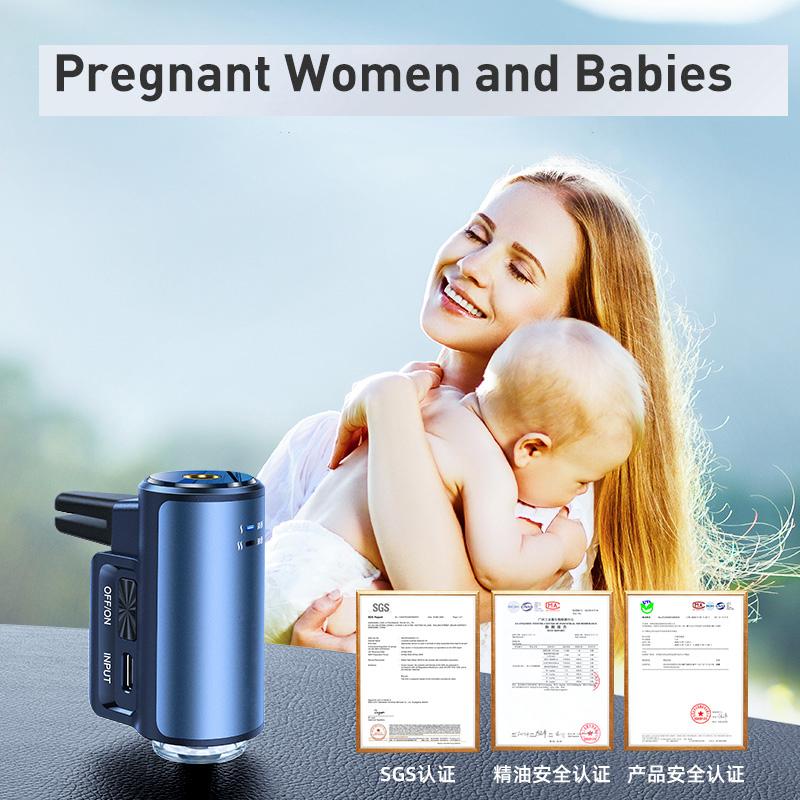 Электрический автоматический диффузор воздуха, ароматизатор для автомобиля, увлажнитель воздуха, туман, древесное масло, ароматерапия, автомобильный освежитель воздуха, духи