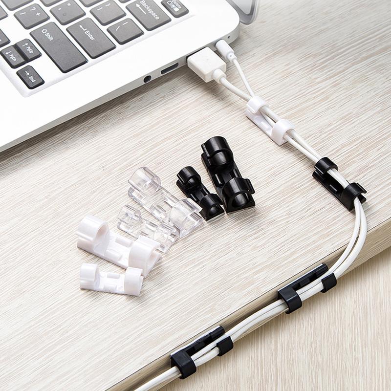 Самоклеящийся кабельный органайзер, зажимы, органайзер для проводов, держатель шнура, фиксатор намотки шпульки, держатель крепления