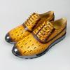 Trendy and Fashionable Top Layer Cowhide Breathable New Crocodile Pattern Handmade Vintage Business Leather Sports Shoes for Men