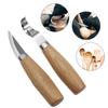 Wood Carving Knife Chisel Hook Knife Carving Tools Ergonomic Woodworking Spoon Durable Crooked Beginners Sculptural Professional