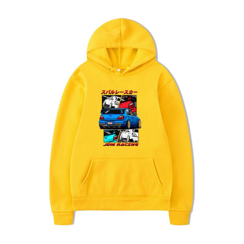 Initial D Hoodie Men Women Harajuku Aesthetic RACING Hoodie Long Sleeve Sweatshirts Women Casual Pullovers Sudaderas