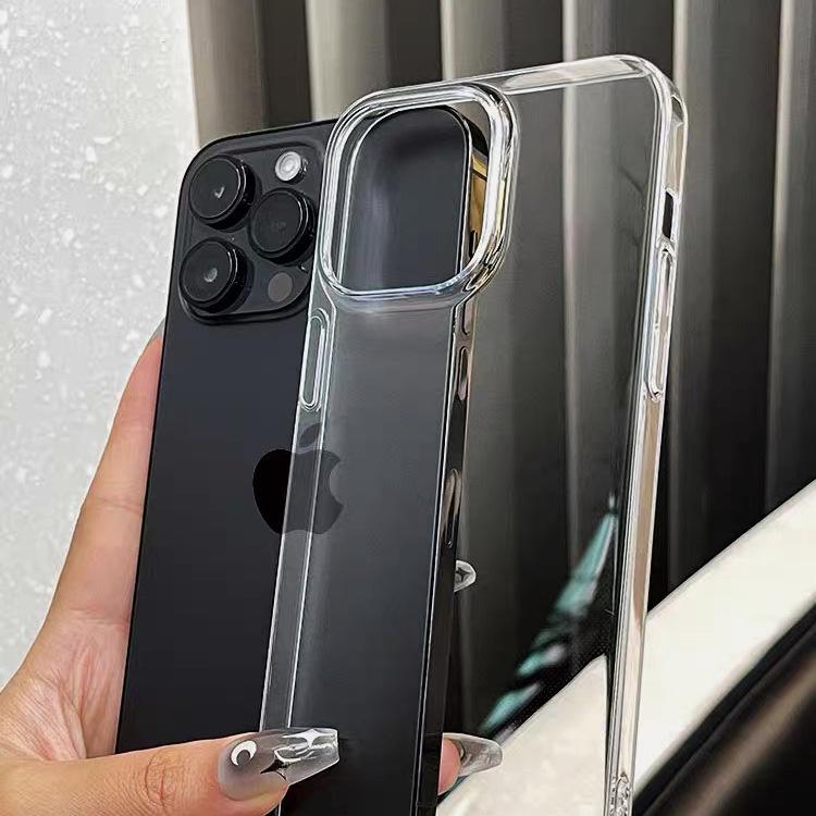 Прозрачный 16e Жесткий Чехол Подходит для IPhone13pro Защитный Чехол Полностью закрывающий ПК Простой 14 Ультратонкий Apple 15 Чехол для Мобильного Телефона