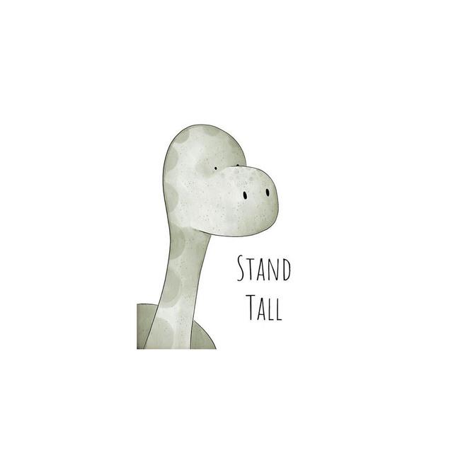 Рамка из цельного дерева, скандинавский милый мультфильм, животное, холст, картина, картина «Будь храбрым, будь сильным», детская комната, детский сад, детский настенный художественный декор