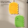 Foot Rub Mat Dinosaur Shape Deep Cleaning Anti-Slip Suction Cup Foot Fatigue Mat Bathroom Decor Foot Care Helper