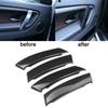 4pcs Carbon Fiber Style Interior Door Handle Trim Fit for Land Rover Discovery Sport Auto