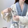Одежда для кормящих матерей Air Cotton, осенне-зимняя, послеродовая, двухсекционная, хлопковая женская пижама, весенняя, с V-образным вырезом, теплая, домашняя одежда