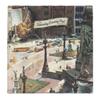 Шелковый платок The Saturday Evening Post Urban_Бежевый