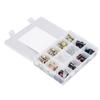 75Pcs Potentiometer Assortment Kit B5K B10K B20K B50K B100K Linear Rotary Taper Ohm Potentiometer