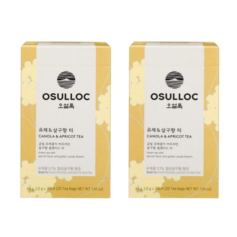 Osulloc Чай Рапсовый Абрикосовый 40 г (2 г x 20 чайных пакетиков)