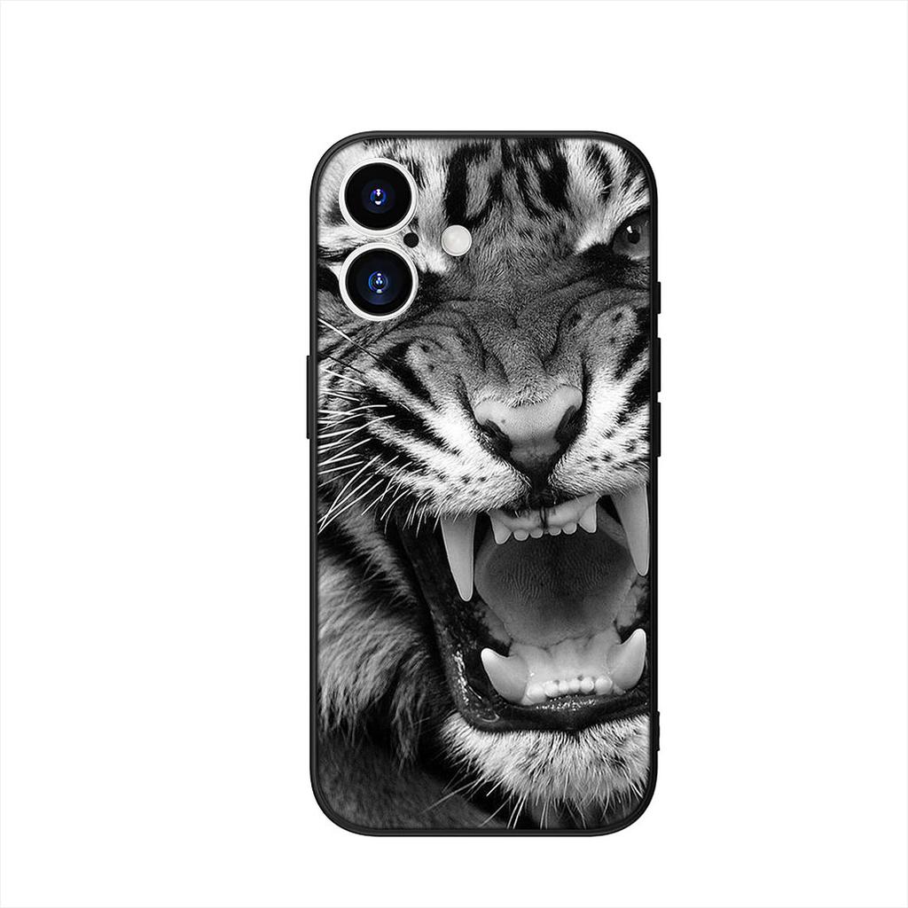 Чехол для телефона Apple iPhone 17 16 15 11 Pro XS Max XR 6 7 8 Plus + SE 2020 5 16E Чехол Тигр Животное Корпус
