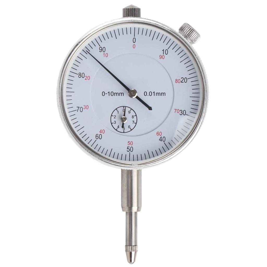 Dial Indicator 0‑10mm Range 0.01mm High Accuracy Aluminum Alloy Industry Manual Tools