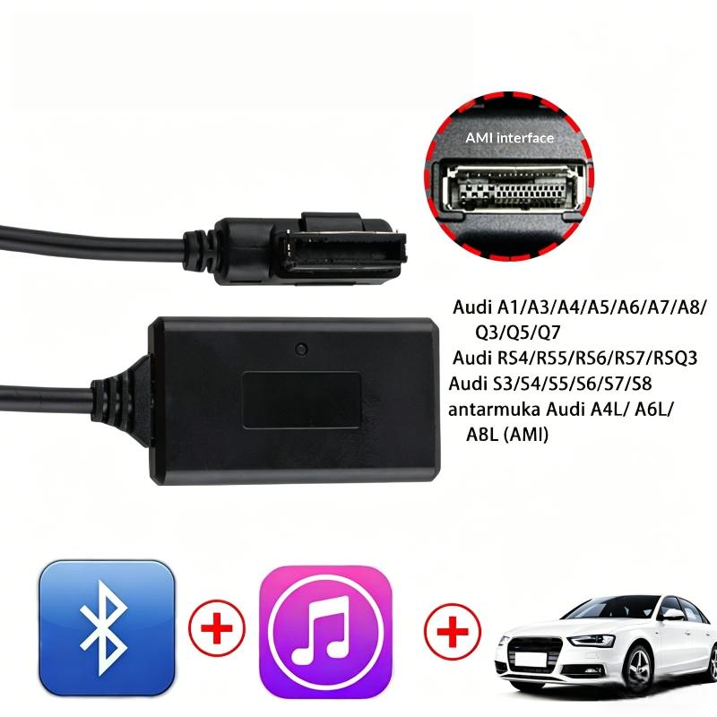1 шт. Беспроводной Aux-адаптер Ami Bluetooth для музыки для Mmi 3G Mdi A3 A4 B6 R7 Q5 Q7 A6L A8L