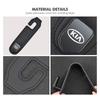 Car Seat Belt Anti-skid Leather Fixed Limiter Adjester Clip For KIA Stinger Optima Cerato Soul Venga Forte Spectra Sedona HR8