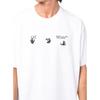 OFF WHITE Весна-Лето 2022 Футболки Мужские Белые С Круглым Вырезом Умеренно Прямой Крой OMAA038C99JER0070110