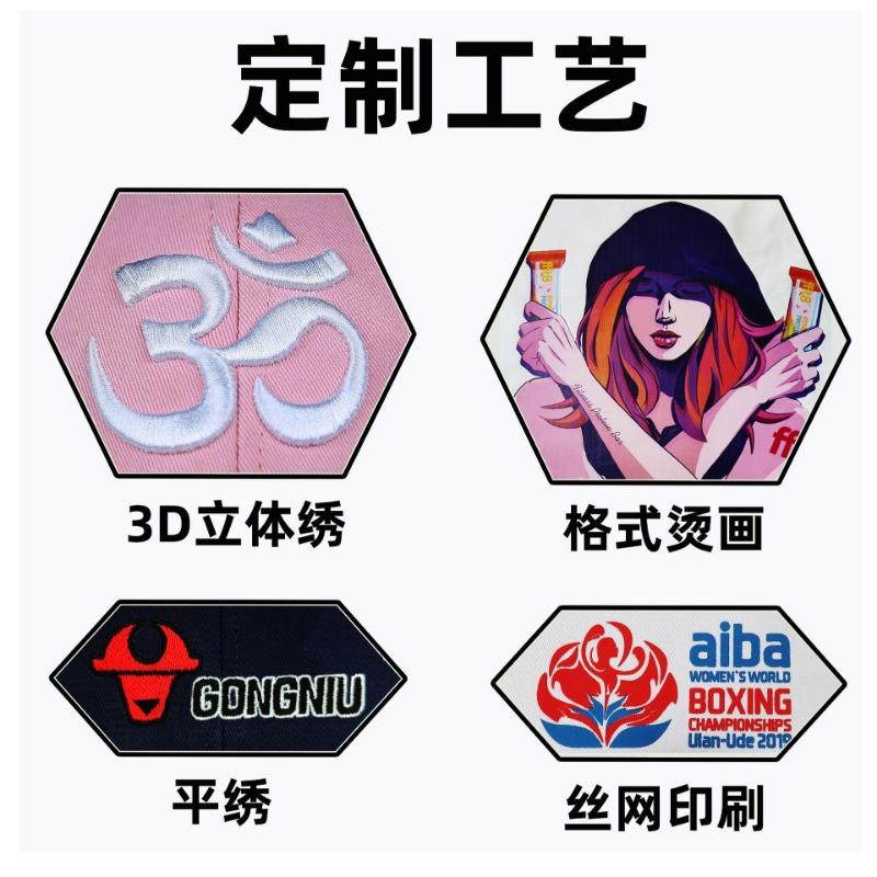 Pure Cotton Versatile Old Washed Baseball Hat Cowboy Cap Street Hipster Autumn and Winter Hat Female Printing