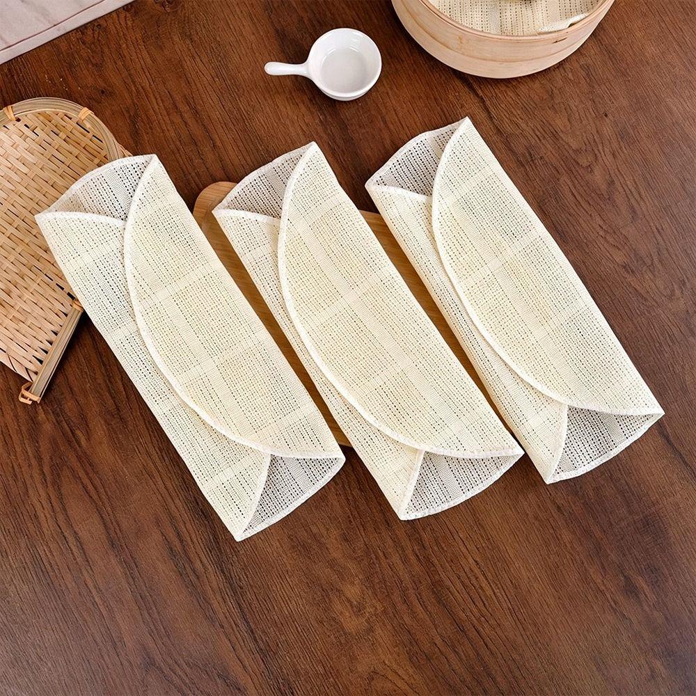 Breathable Steaming Liner Cotton Steamer Mat New Bun Steamer Cloth Bun Steaming