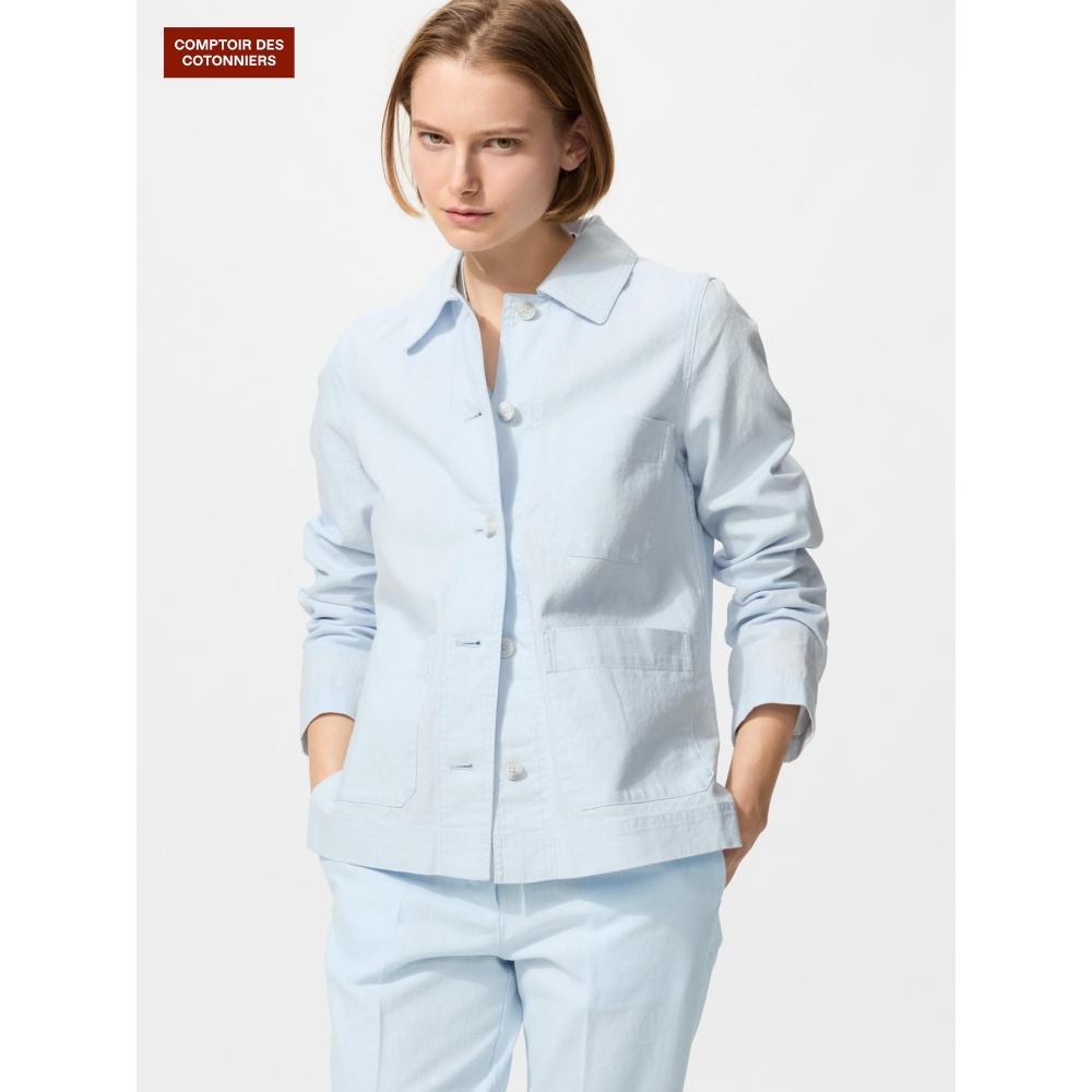 Uniqlo Куртка из японского льна и хлопка